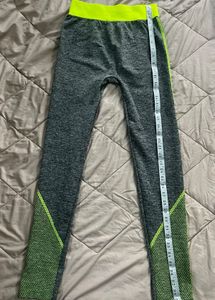 Grey &amp; Neon Athletic Leggings