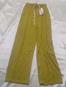 Mustard Wide Leg Lounge Pants