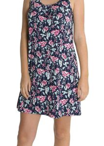 Floral Print Sleeveless Mini Dress