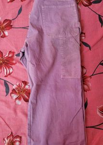 Zara lavender baggy jeans