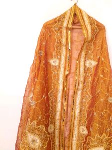 Multicolor Embroidered Skirt &amp; Dupatta (Women's)