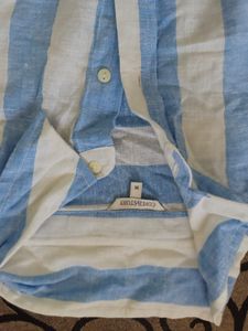 Striped Button-Up Shirt