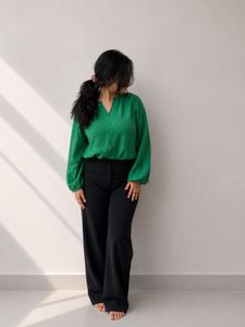Vibrant Green Top