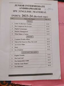 Ap Jr Inter  English Study Material Books