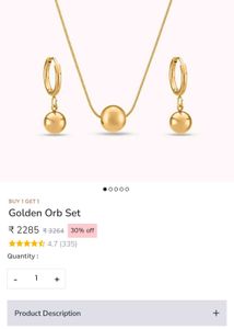 palmonas Golden Orb Set