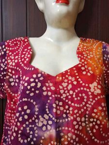 Vibrant Tie 'n dye Kurta