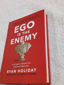 EGO IS THE ENEMY Hard Cover Book