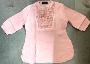 2 Set Of Pink Lace Kurtis With A Pant