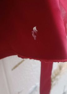 Girls Red Embellished Party Dress