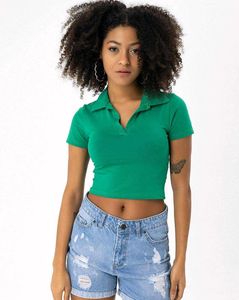 Green Crop top