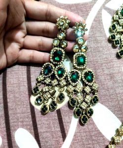 Emerald Drop Earrings