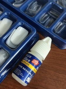 Nail Tips Set with Glue &amp; Remover