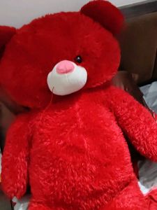 Large Red Teddy Bear Plush Toy