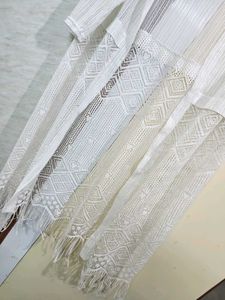 New White Sheer Long Shrug 🤍