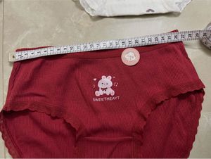 Pink cargo jeans and 5 briefs