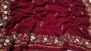 kadana an aari tari work 🎀 saree 🔥