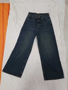 Nuon by Westside Wide Leg Blue Denim Jeans