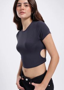 Cut-out Crop Top