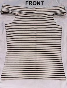 Vero Moda Off-Shoulder Striped Top