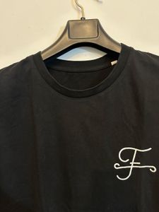 Black Embroidered Logo T-Shirt 🇩🇪
