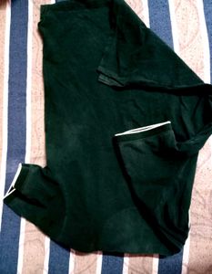 Puma Men's Green Polo T-Shirt