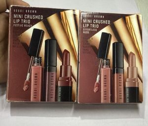 Bobbi brown mini crushed lip trio set