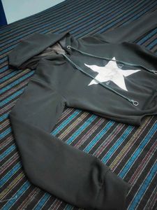Gray Star Hoodie