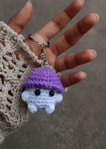 kawai mushroom keychains