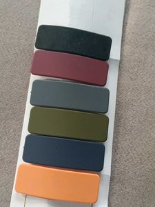 Set of 6 Matte Hair Clips