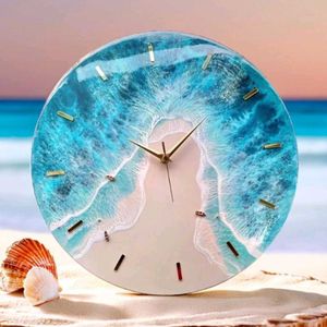 Unique Agate Slice Wall Clock