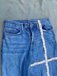 💯 Vintage Blue Denim Jeans | Wide Leg Baggy Fit