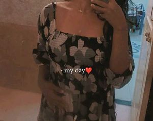 Floral Print Midi Dress