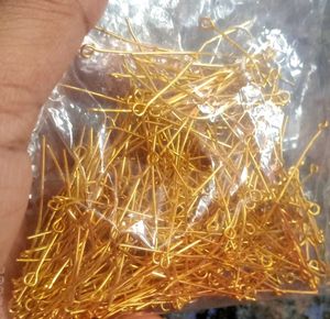 Gold Eye Pins for Jewelry Making