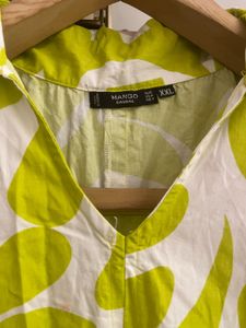 MANGO pure cotton green Tunic