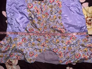 lavender saree with blouse