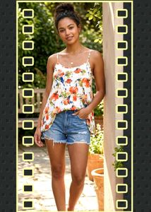 Playful Floral Cami