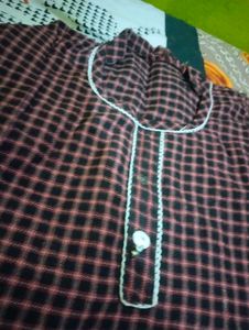 Chic Checked kurti with pant for Women