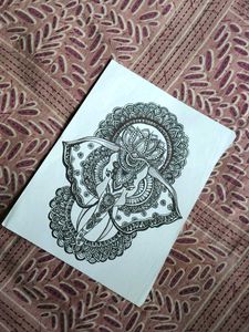 Handmade Ganesha Mandala Art🪷