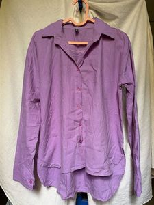 Lavender Button-Up Shirt