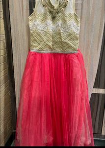 Pink Party Wear Gown
