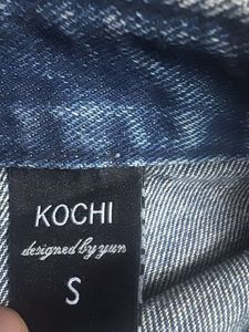 Denim Midi Skirt with Pockets