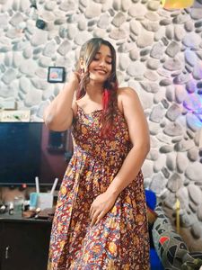 KALAMKARI FLORAL PRINT DRESS