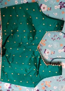 Beautiful Rama Green Blause