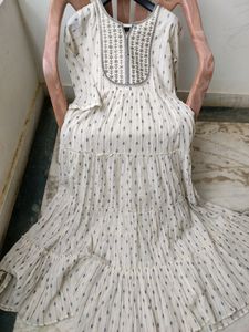 Pure Cotton New Long Frock
