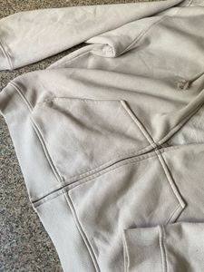 H&amp;M Beige Zip-Up Hoodie