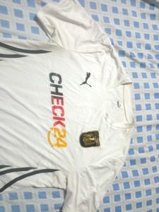 Puma White CHECK24 T-Shirt