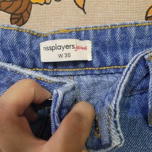 Blue Denim Shorts