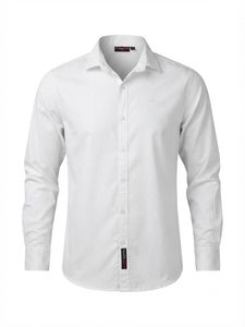Classic White Long Sleeve Men's Shirt