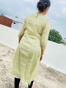 light green kurti