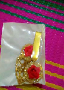 Rose Golden Brooch